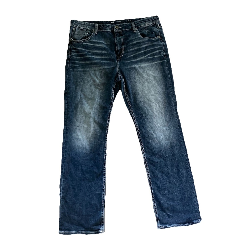 BKE Buckle Tyler Straight Leg Blue Denim Jeans Men's Size 38R (38x32)